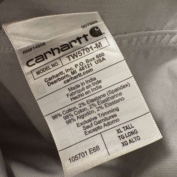 Carhartt Mens Rugged Flex Relaxed Fit Lightweight Short-Sleeve XL - Picture 11 of 12